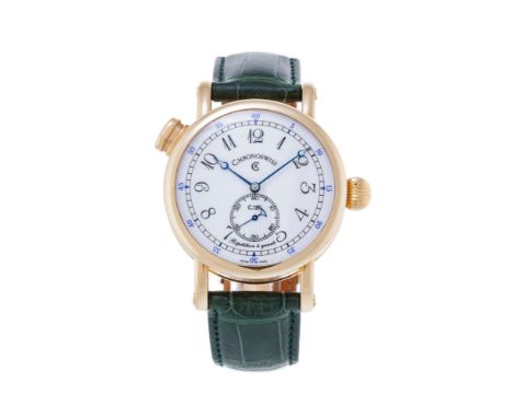 Chronoswiss, Répétition à Quarts, réf. CH 1641 R, montre petite seconde à répétition en or 750Mouvement: automatique, 39 rubi