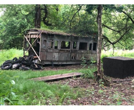 A GWR First Class straight sided railway carriage for restoration, conservation and repair, understood to date circa 1855, fa