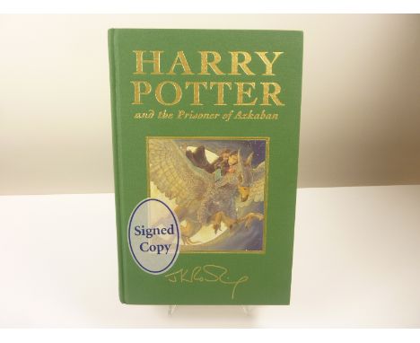 ROWLING J. K.  Harry Potter & The Prisoner of Azkaban. SIGNED COPY. Orig. green pict. cloth gilt with bookmark, nice cond. Si