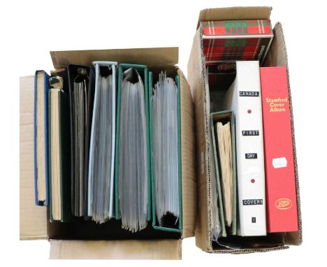 An interesting collection in two small cartons, formed by a Post Office employee who kept his eye out for anything unusual ov
