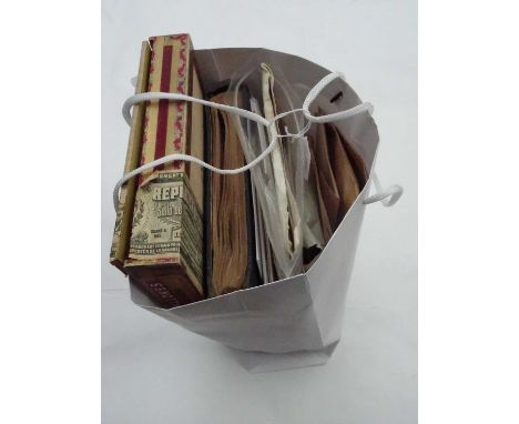 A disorganised accumulation in a bag including a Strand album with 100s of stamps QV and KEVII period and intact, incl. Switz