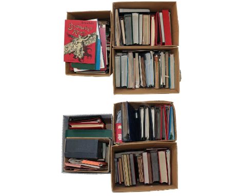 Over 80 albums/stockbooks of all shapes and sizes, with 10s of 1000s of stamps, approx. three quarters is GB all reigns inclu