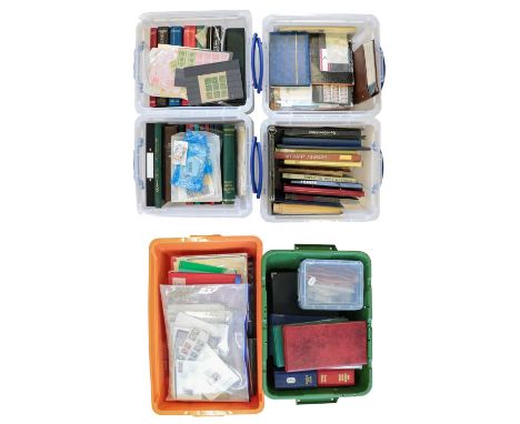 Large sorter's lot including useful British Commonwealth with stockbook of omnibus mint sets, various vintage approval books,