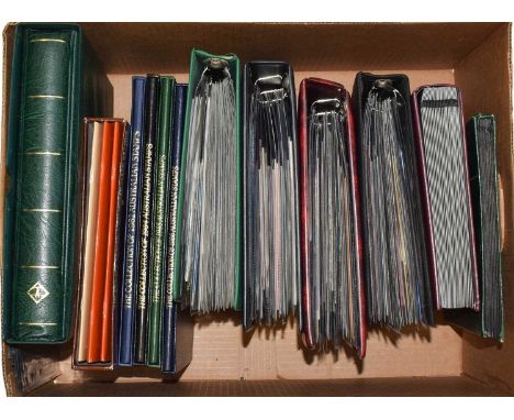 Large carton full of mint issues, including a stockbook with good run from kangaroos onwards, the 'roos mostly multiple wmks 