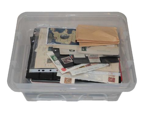 From a half-tonne estate, a somewhat disorganised accumulation in an oversize carton and clear plastic container, with 20 vol