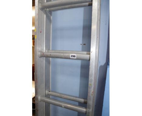 An extending ladder, 6.3 metre (extended)