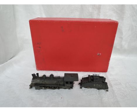 A Westside Model Company American Brass HO scale D &amp; RGW Mikado class K-27 Compound 2-8-2 Loco &amp; Tender, boxed Hon 3