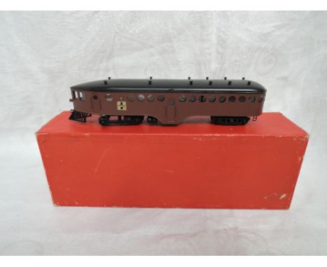 A Ken Kidder American Brass HO scale Santa Fe 55-Foot Mckeen Motor Car, boxed 3540