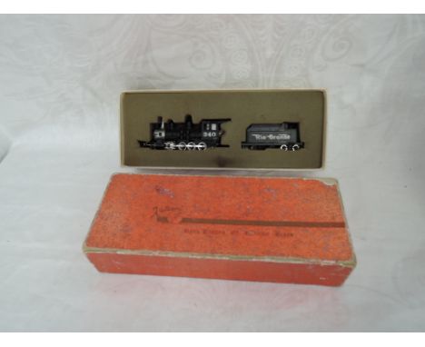 A Katsumi American Brass HO scale Rio Grande 2-8-0 Loco &amp; Tender 340, boxed