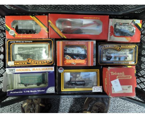 Ten Hornby, Mainline and similar 00 gauge Wagos, all boxed