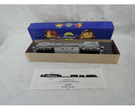 An Athearn Special Edition HO scale American Brass BNSF Locomotive 791, unpainted with instructions and boxed 2227