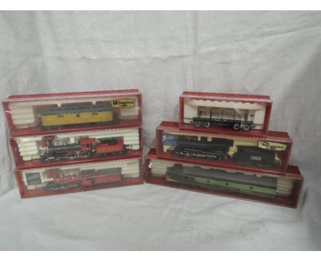 Six Rivarossi &amp; Poacher HO scale, V&amp;TRR 4-4-0 Loco &amp; Tender, boxed 1207, V&amp;TRR Loco &amp; Tender 2-4-0 Bowker