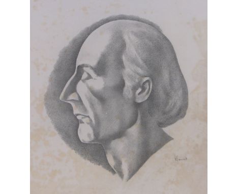 Jacob Kramer (1892-1962),lithograph, portrait of Delius, the composer, signed in pencil no. 38/50, published 1935, s 26" x 20