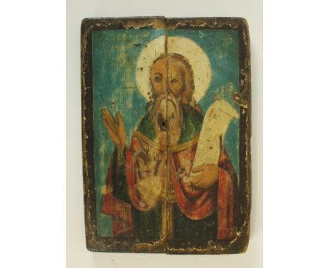  Continental School (19th Century) - Religious Icon
Oil on panel, unsigned, approx 15x22cm, unframed.