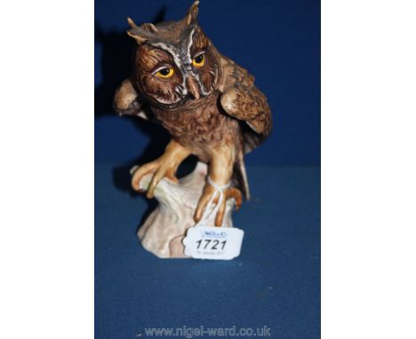 A Goebel figure of a Screech Owl, 7'' tall.