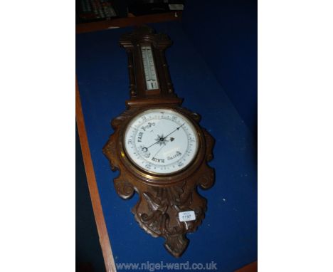 An Oak cased Barometer for restoration.