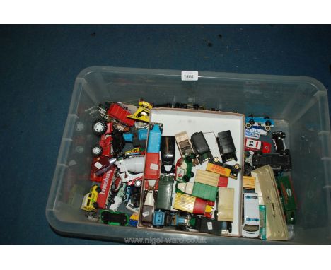 A quantity of model vehicles