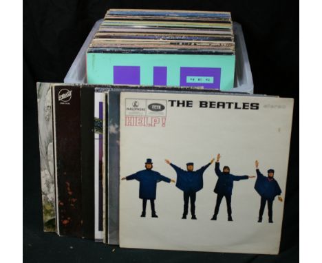 ROCK & GENERAL - Job lot of 80+ LPs to include The Beatles, John Lennon, Rolling Stones, Deep Purple x 2, Jeff Beck x 2, Gold