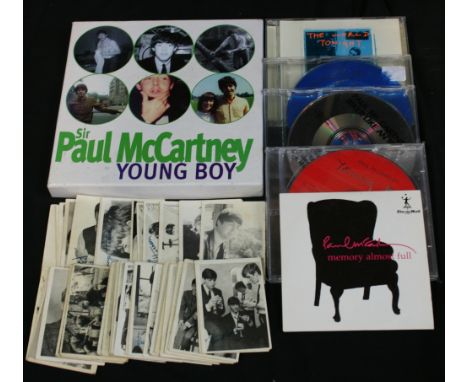 PAUL McCARTNEY/BEATLES - collection of promo's, CD's and bubble gum cards to include Paul McCartney "Biker Like An Icon" UK 4