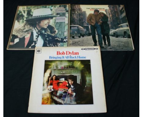 BOB DYLAN - Collection of 3 x LPs to include Bringing it all Back Home (SBPG 62515) UK orange label in flipback sleeve, The F