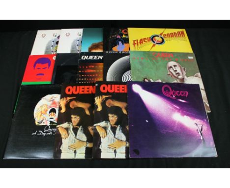 QUEEN - Collection of 14 x LPs to include S/T, Sheer Heart Attack (2 copies), A Day at the Races, News of the World, Jazz, Li