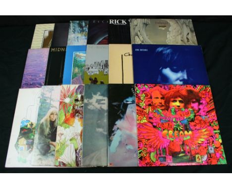 CLASSIC ROCK & FOLK - Collection of 1 x 7" & 18 x LPs to include Jimi Hendrix, Cream (Disraeli Gears 1st press A1/B1 with Win