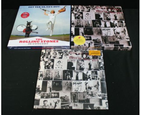 THE ROLLING STONES - Collection of 3 sealed items to include a copy of Exile on Main Street ( 271 428-6), Exile on Main Stree