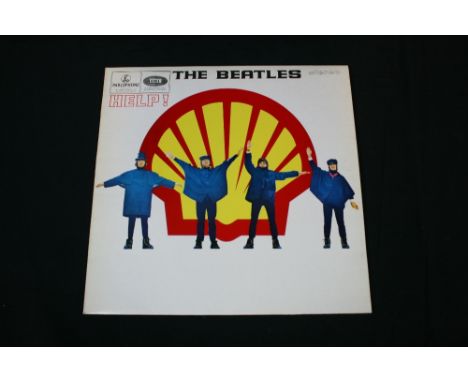 BEATLES "SHELL" HELP LP - Dutch promotional copy of The Beatles "Help" LP featuring the Shell logo on the sleeve.  Made in Ho