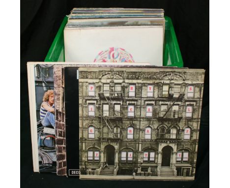 ROCK - Collection of 49 x LPs to include Led Zeppelin, The Rolling Stones, The Who x 2, Queen x 2, Wishbone Ash, James Taylor