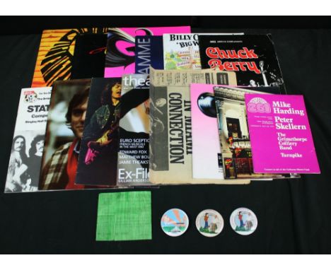 PROGRAMMES - Collection of various Music and Theatre programmes with artists to include Ralph McTell, Rory Gallagher, Status 