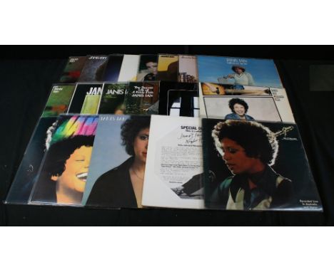 JANIS IAN - Collection of 19 albums, to include 4 original UK Verve LPs, with titles to include Who Really Cares, The Secret 