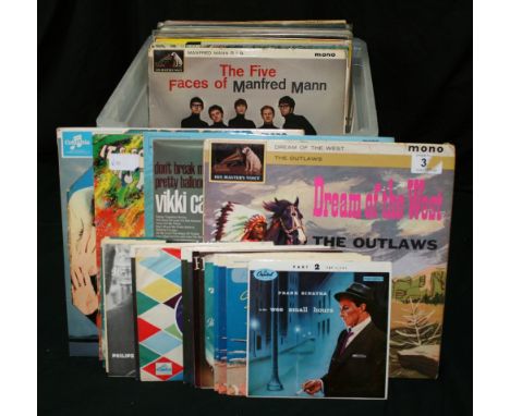 ROCK & POP - Collection of 40 x LPs and 16 x 7"/EPs to include The Hollies, Katch 22, Rolling Stones, Sounds Incorporated, Ma