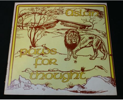 ASLAN - Paws For Thought LP - Original UK pressing on the Profile label (GMOR 006). The vinyl shows some light marks but is o