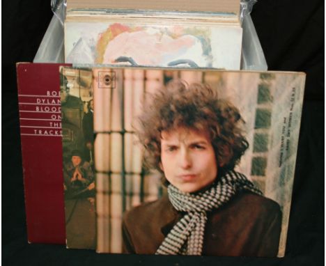 BOB DYLAN - Collection of 19 x LPs to include Blonde on Blonde (orange labels), The Basement Tapes, Blood on the Tracks, Self