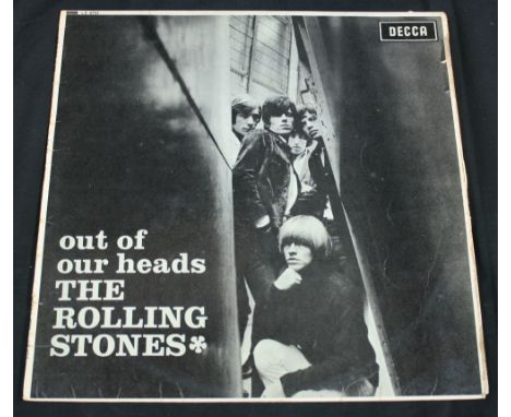 ROLLING STONES - mono 1st pressing copy of "Out of Our Heads" signed by four of the band to include Mick Jagger, Brian Jones,