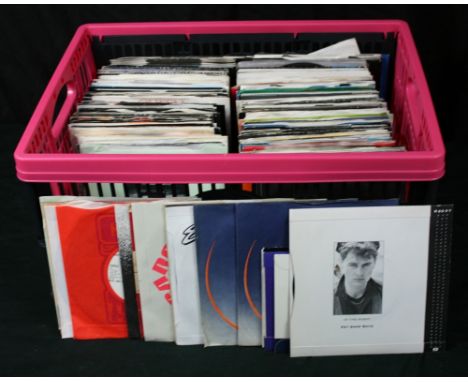 ROCK, POP & PUNK - Great collection of approximately 200 x 7" singles to include artists such as Staus Quo, Little Feat, Eagl