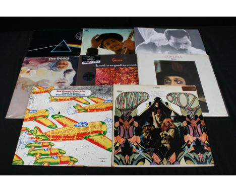 ROCK - Collection of 8 albums to include The West Coast Workshop - The Wizard of Oz (ST 2776), Rod Stewart/ Faces Live - Coas