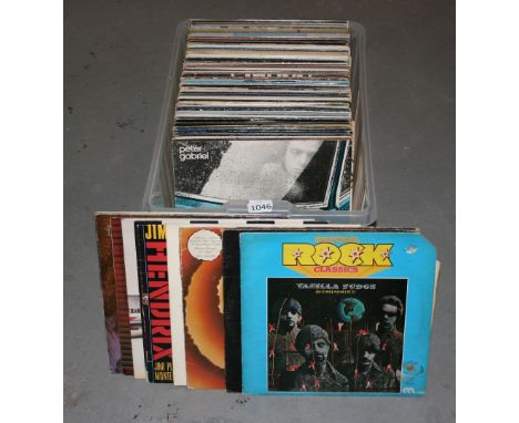 ROCK  & POP - Large collection of 124  albums with artists to include the Kinks, Beach Boys David Bowie, Peter Gabriel, Bob D