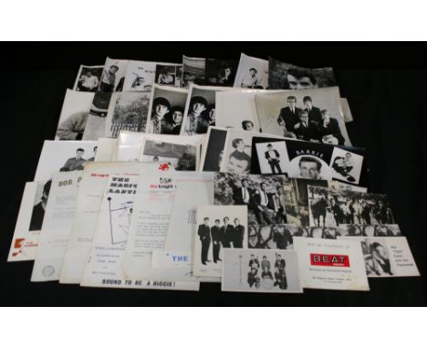 PROMO PHOTO'S/ LETTERS - collection of 1960's Beat, Mod, Psych, Soul, Pop etc. promo photographs (various sizes) and paperwor