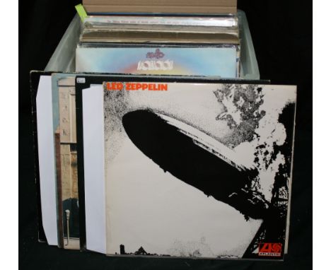 CLASSIC ROCK - Collection of 33 x LPs and 2 x 12" to include Led Zeppelin 1 & 2 (both plum - 2 missing sleeve), Black Sabbath