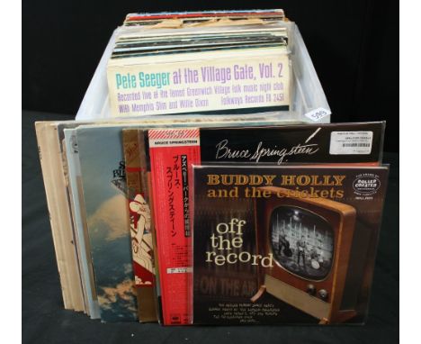 ROCK & GENERAL - Collection of approximately 65 x LPs to include Buddy Holly, Bruce Springsteen (Japanese), Third Ear Band, S