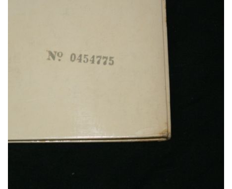 THE BEATLES - White Album (PCS 7067/8) UK original with Sold in UK on both records & An EMI Recording text on one record, hou