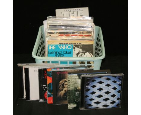 THE WH0 AND RELATED- A collection of 46 x UK and overseas 7" singles, 10 x Cds and 1 x DVD. Singles to include Ready Steady W