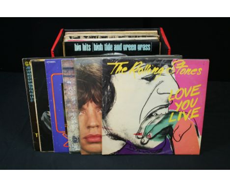 ROLLING STONES - Collection of 20 mainly original LPs, 1 x Stevie Wonder LP and 1 x Beatles LP. Titles to include No.1, No.2,