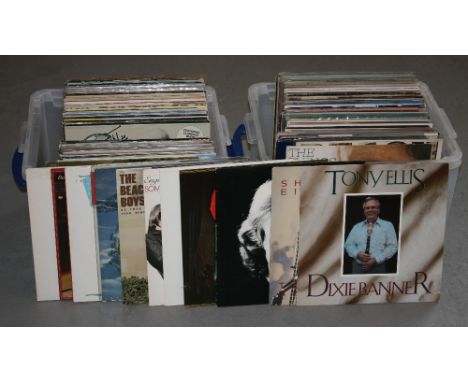 FOLK ROCK & COUNTRY ROCK - 2 boxes of around 178 mainly Folk Rock and Country Rock LPs to include the likes of Bob Lind, Luci