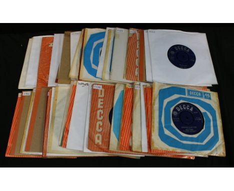 DECCA - Great collection of 55 x 7" original UK singles. Artists to include The Rolling Stones, The Cryin' Shames, Small Face