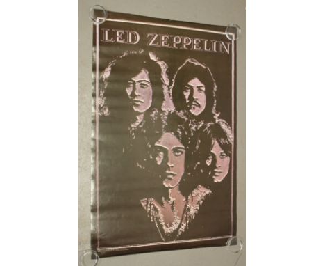 LED ZEPPELIN & ROLLING STONES - good collection of 7 posters to include 5 x Led Zeppelin and 2 x Stones.  Led Zep posters inc