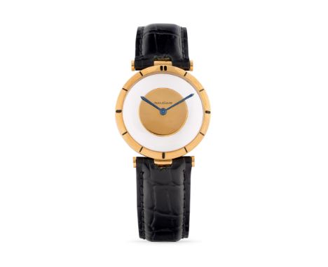 Jaeger-LeCoultre Mystery, 50s18k gold round case, n.474935, Vendôme lugs.Mystery dial with inner champagne disc with mirrored