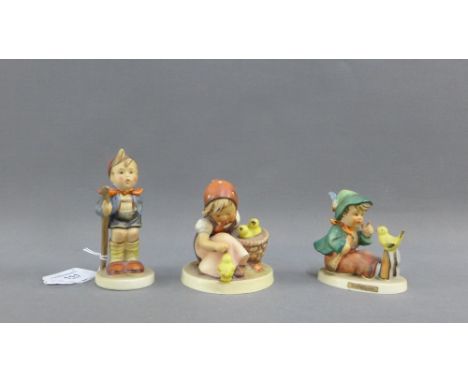 Three Hummel figures to include 'Singing Lesson' and two others, (3) 