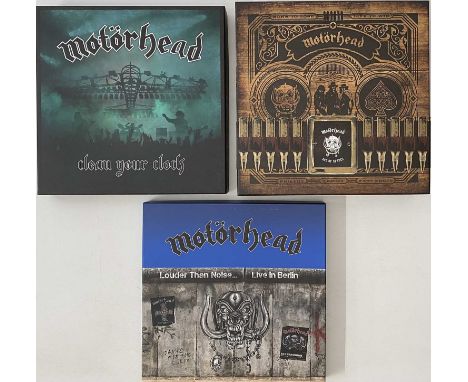 MOTORHEAD LP BOX SET COLLECTION - a collection of 3 Motorhead LP box sets. Collection to include: Ace Of Spaces (4xLP, 1x10",